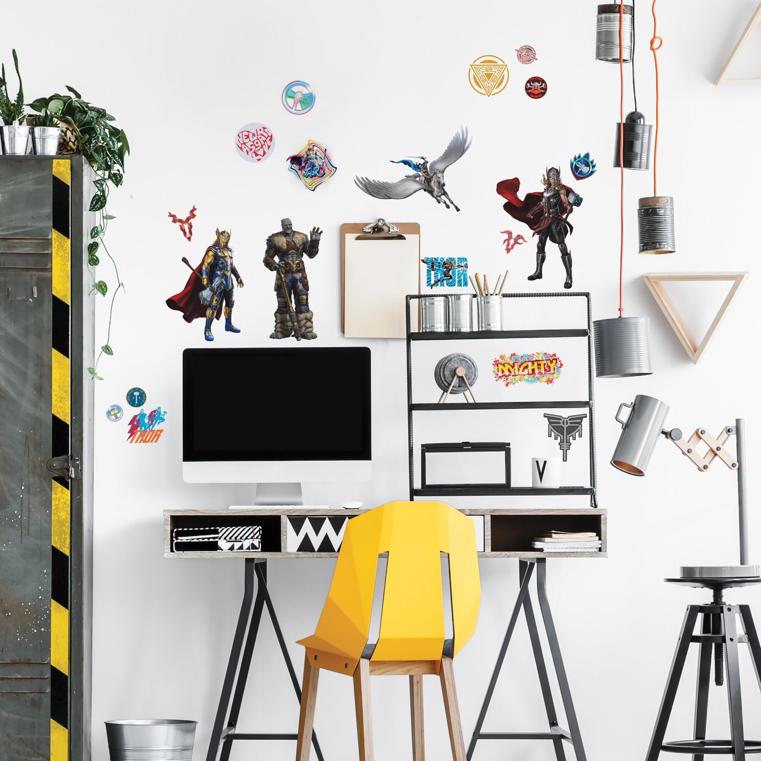 Thor: Love & Thunder Wall Decals in a room setting