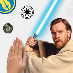 Classic ObiWan Giant Wall Decals - how to stick