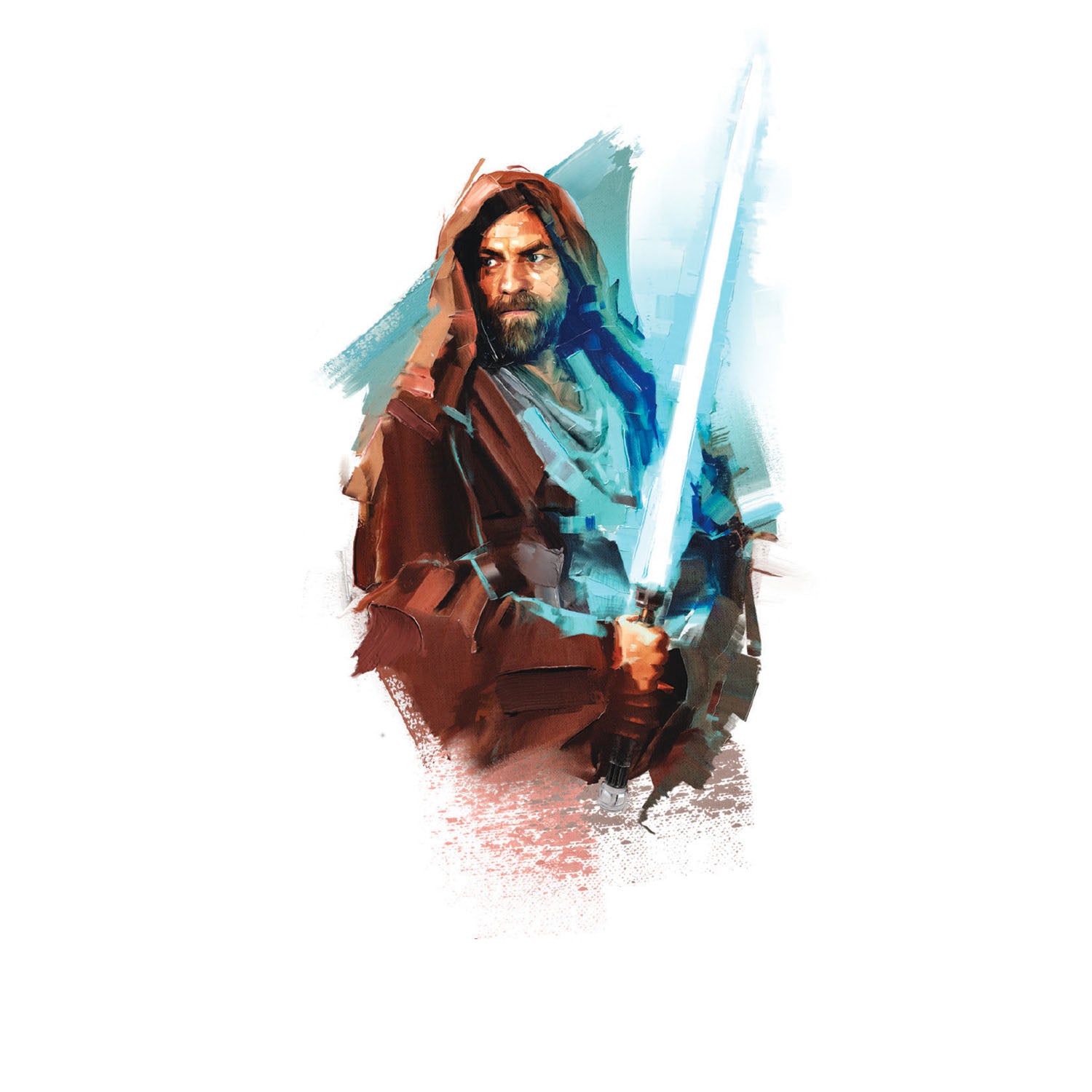 Obi Wan Kenobi Painted Giant Wall Decals by WallPops