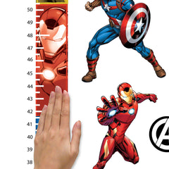 Avengers Growth Chart Wall Decals - how to stick