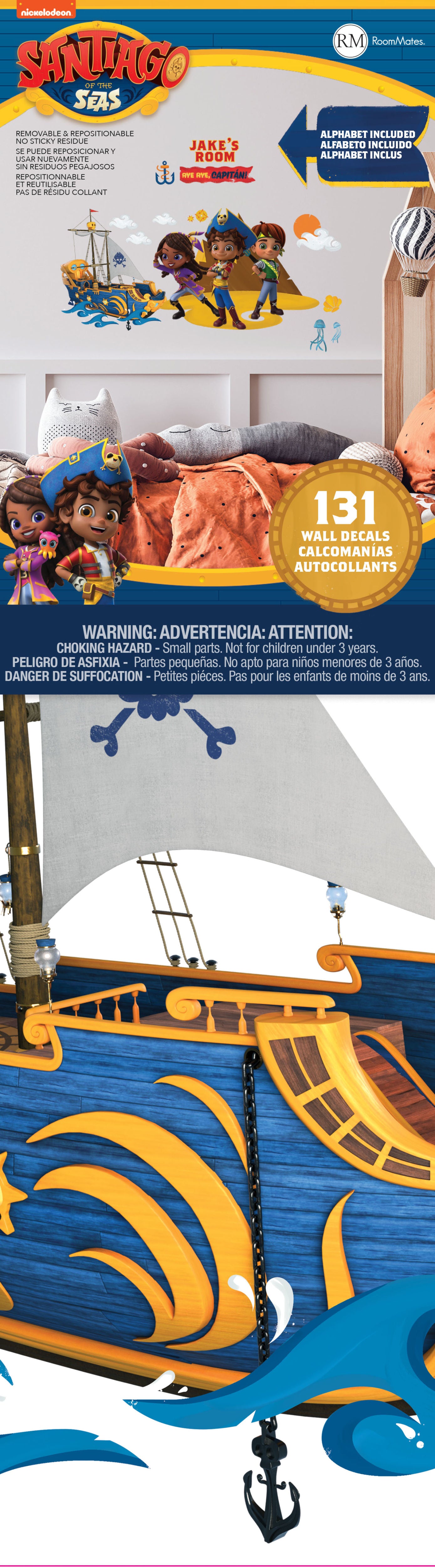 Santiago Of The Seas Wall Decals - packaging