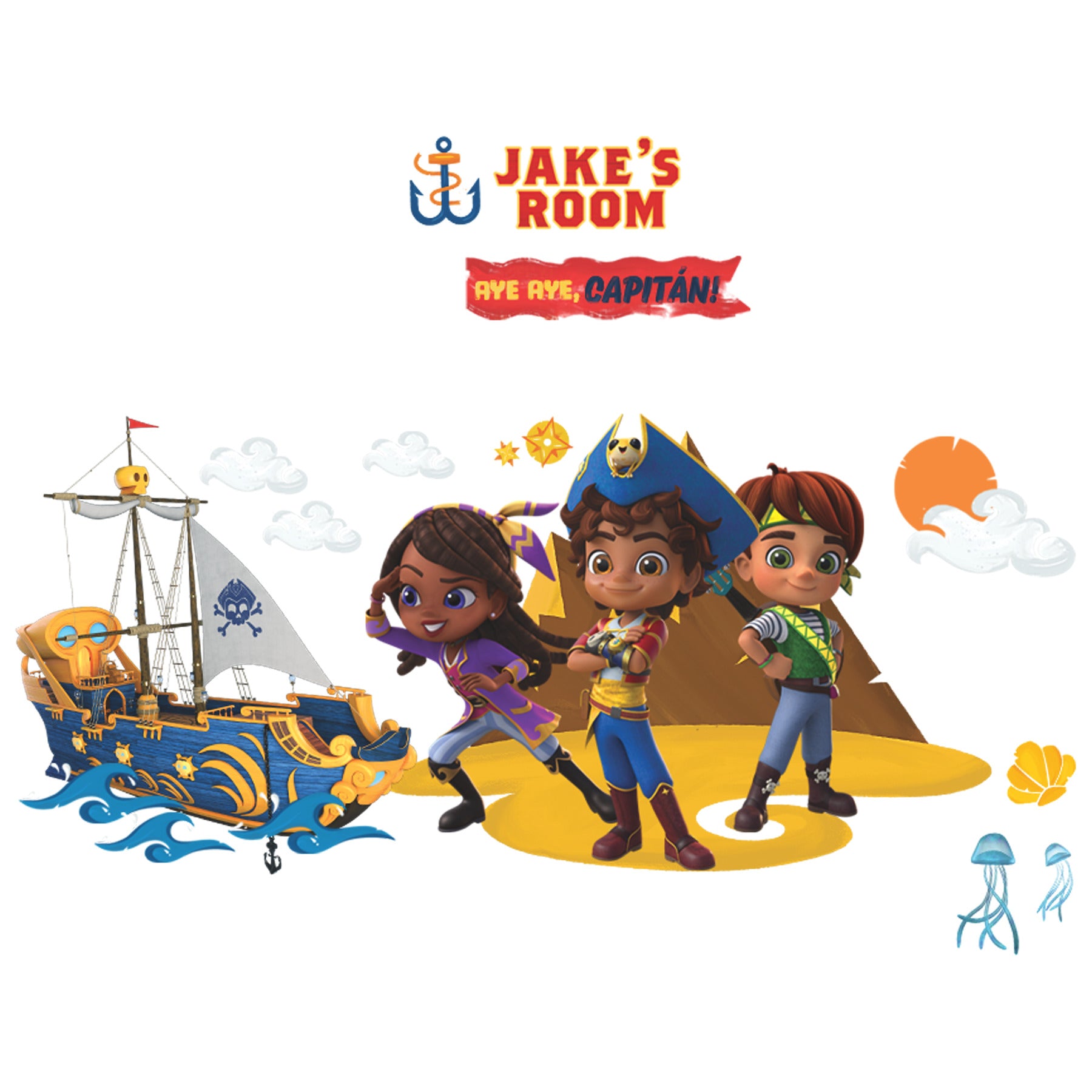 Santiago Of The Seas Wall Decals - assembled