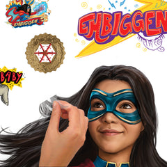 Ms Marvel Giant Wall Decals - peel and stick application