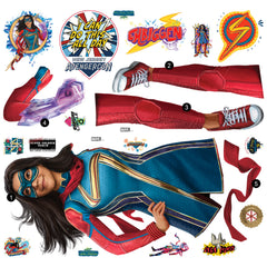 Ms Marvel Giant Wall Decals - panels