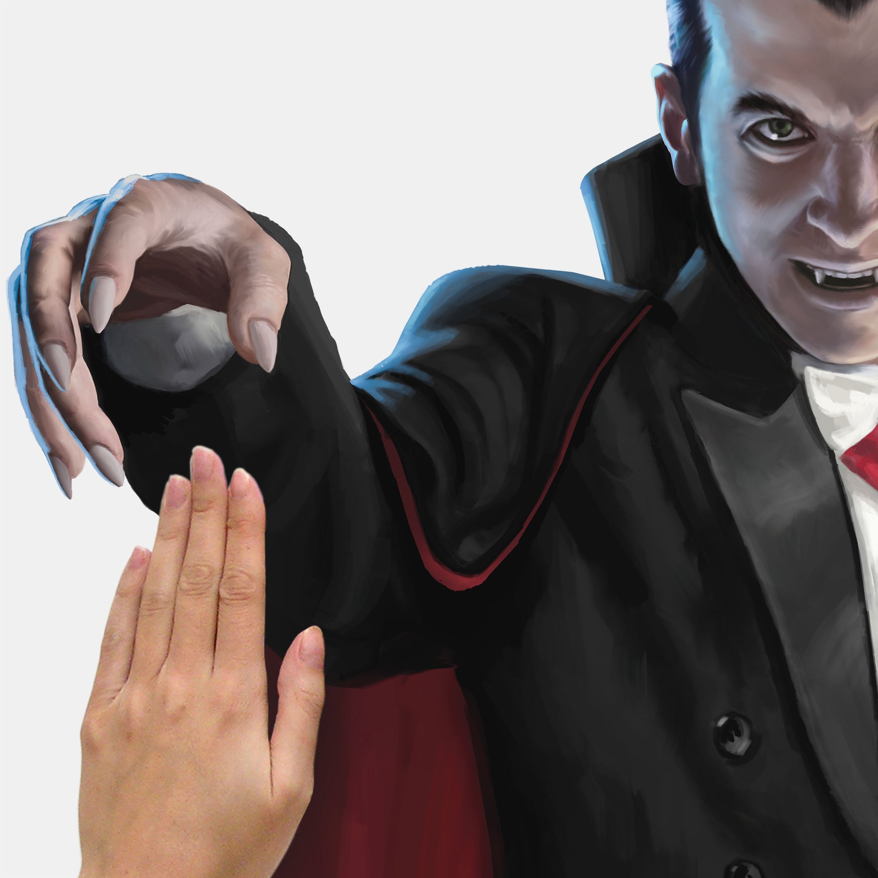 Classic Monsters Dracula Giant Wall Decals - how to stick