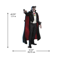 Classic Monsters Dracula Giant Wall Decals - dimensions