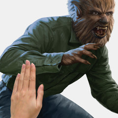 Classic Monsters The Wolf Man Giant Wall Decals - how to stick
