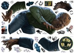 Classic Monsters The Wolf Man Giant Wall Decals - panels