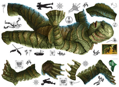 Classic Monsters Creature From The Black Lagoon Giant Wall Decals by WallPops