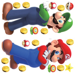 Super Mario Luigi & Mario Giant Wall Decals by WallPops