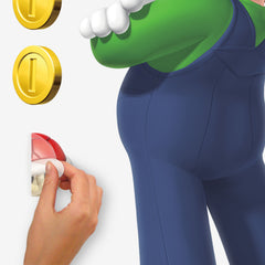 Super Mario Luigi & Mario Giant Wall Decals - how to peel