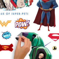 DC League Of SuperPets Wall Decals - peel and stick application