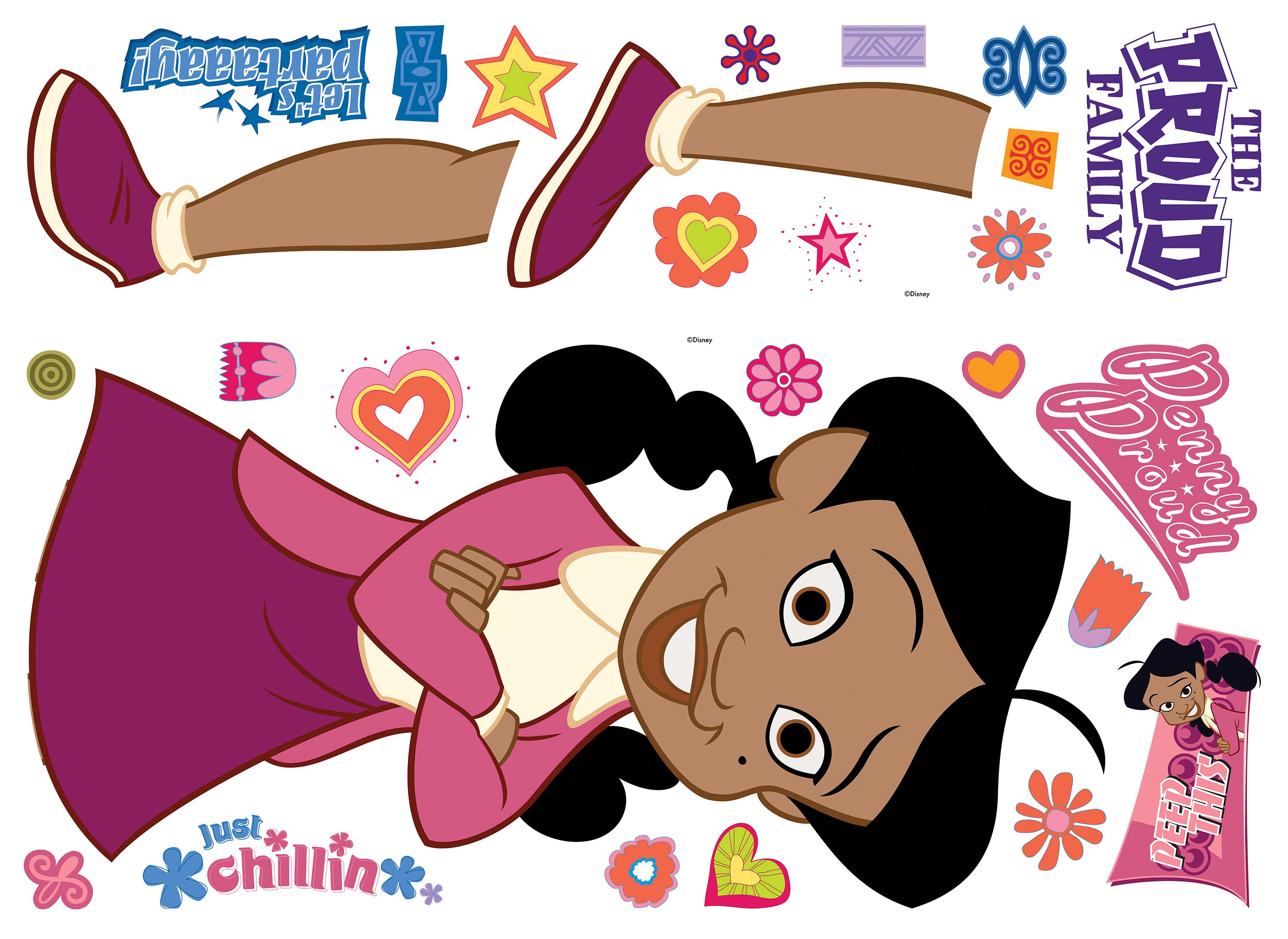 The Proud Family Penny Giant Wall Decals by WallPops
