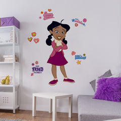 The Proud Family Penny Giant Wall Decals in a room setting
