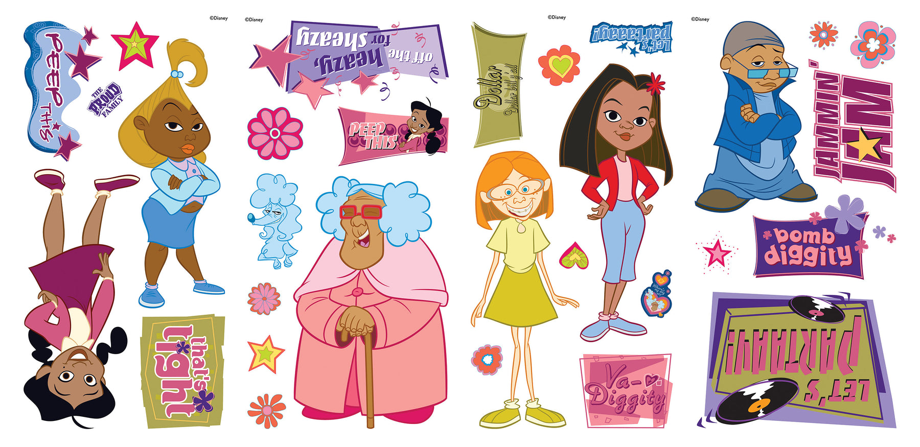 The Proud Family Wall Decals by WallPops