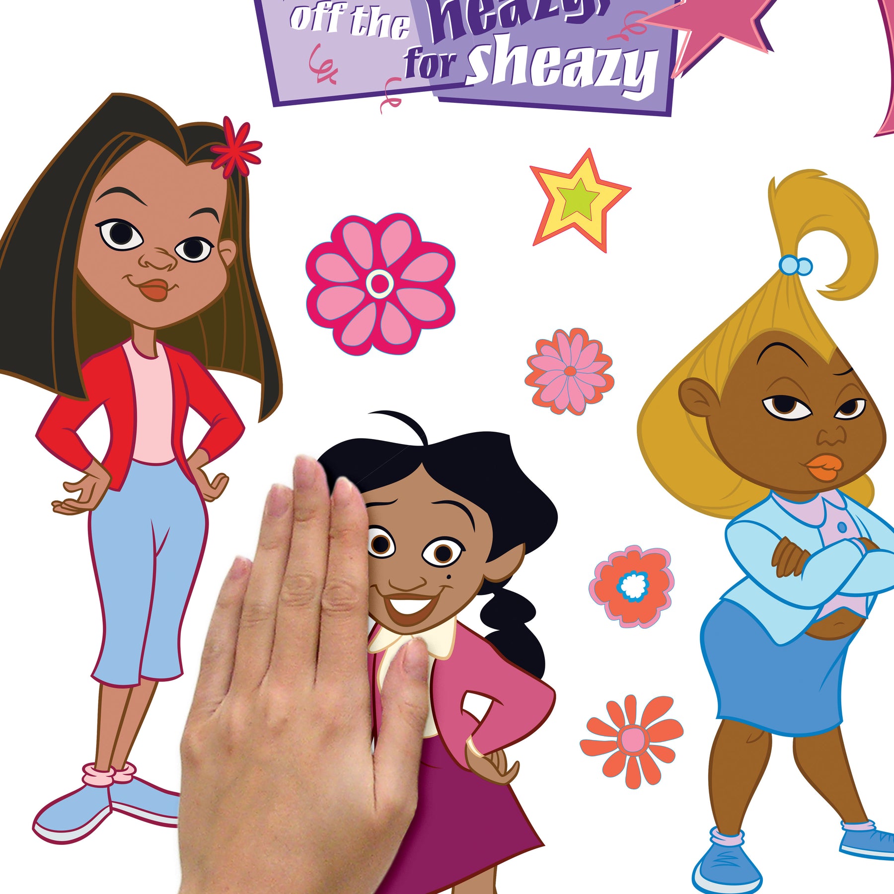 The Proud Family Wall Decals - how to stick