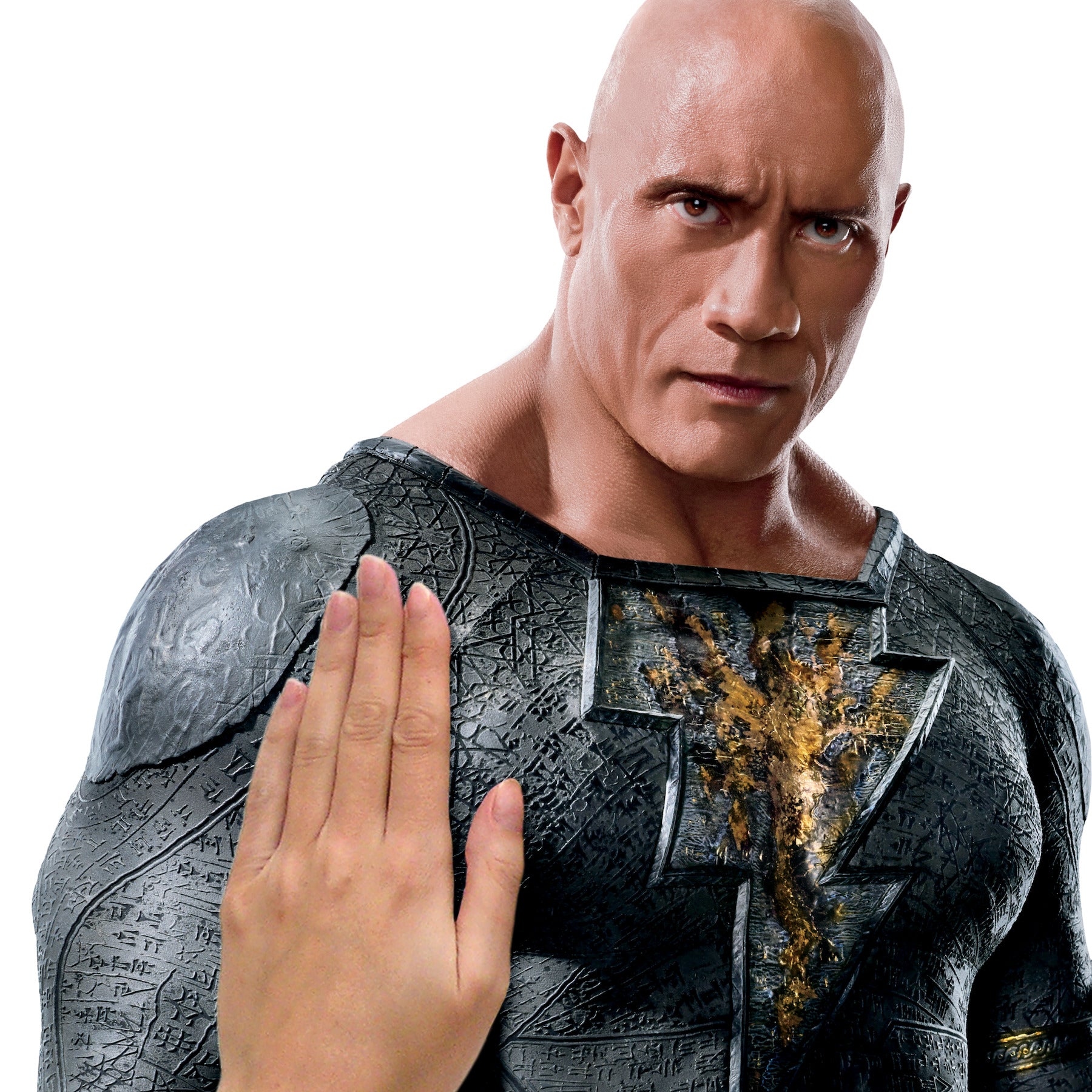 Black Adam Giant Peel & Stick Wall Decals - how to stick