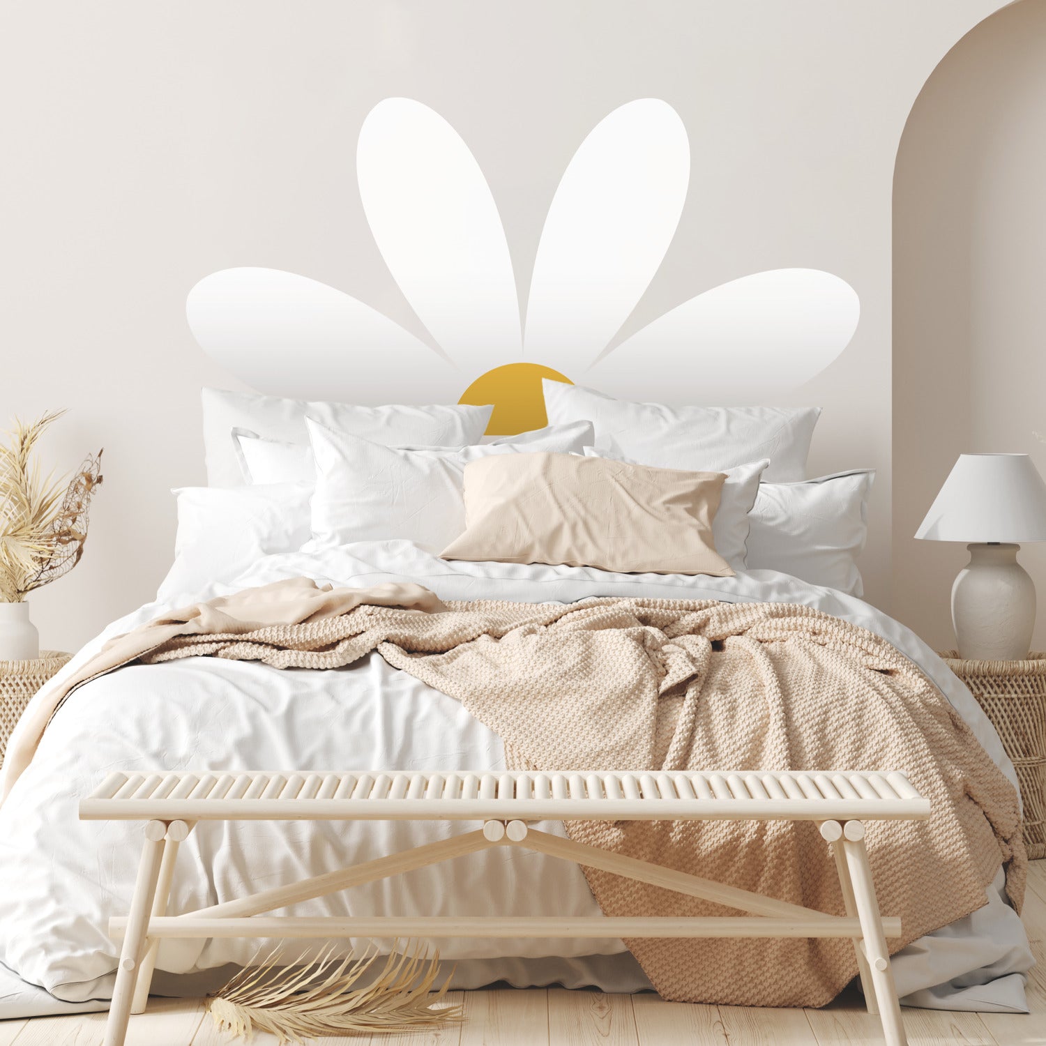 Daisy XXL Giant Wall Decals in a room setting