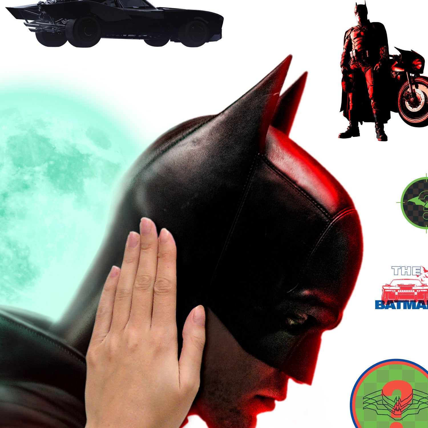 Batman XL Giant Wall Decals - how to stick