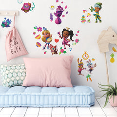 Alice’s Wonderland Bakery Peel & Stick Wall Decals in a room setting