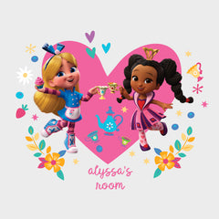 Alice’s Wonderland Bakery Giant Peel & Stick Wall Decals With Alphabet by WallPops