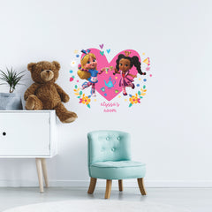 Alice’s Wonderland Bakery Giant Peel & Stick Wall Decals With Alphabet in a room setting