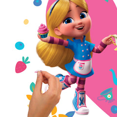 Alice’s Wonderland Bakery Giant Peel & Stick Wall Decals With Alphabet - how to peel