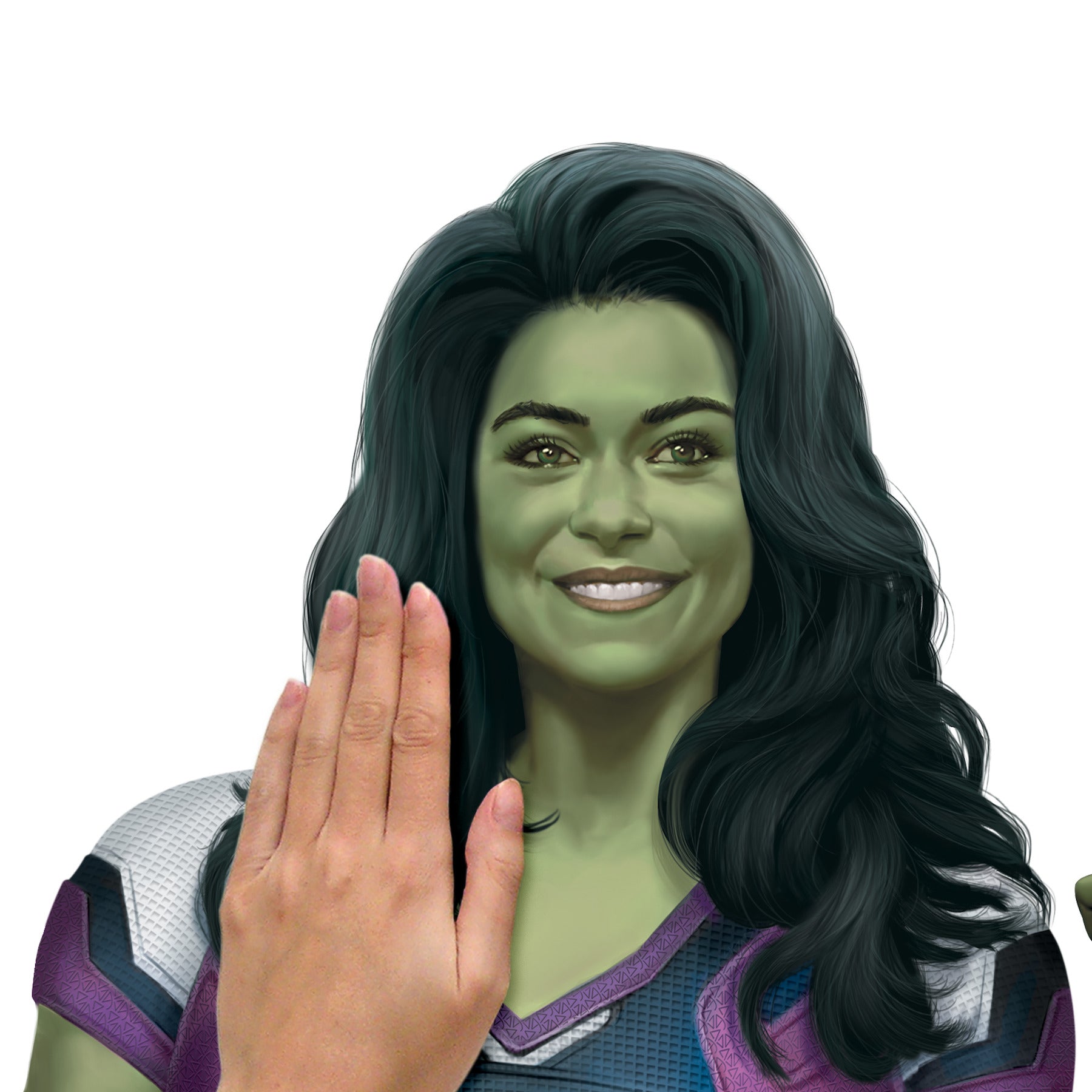 She Hulk Giant Wall Decals - how to stick