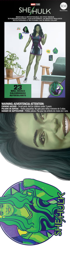 She Hulk Giant Wall Decals - packaging