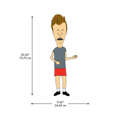 Beavis & Butt-Head Peel & Stick Giant Wall Decals - dimensions