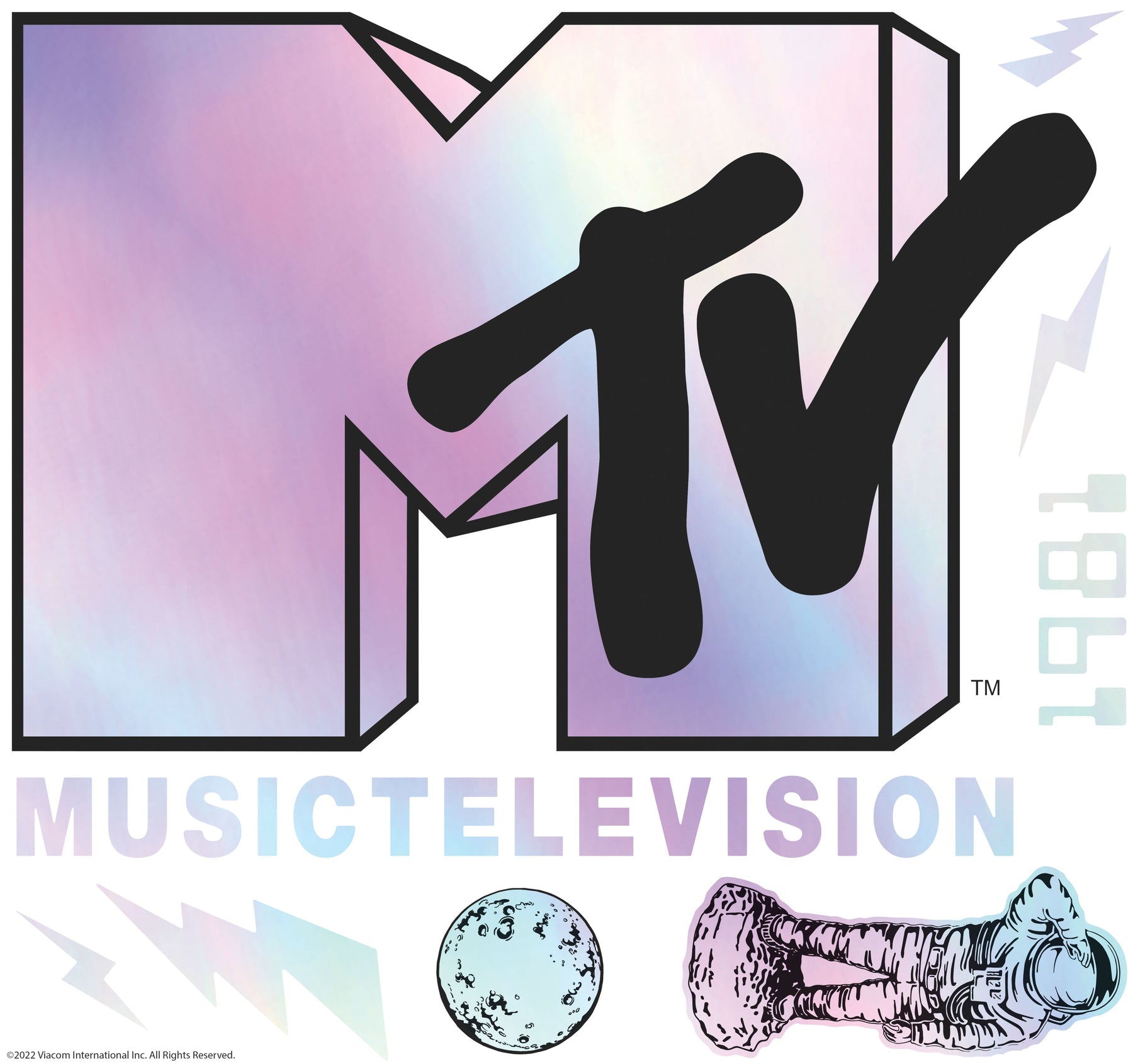 MTV Holographic Giant Wall Decals by WallPops