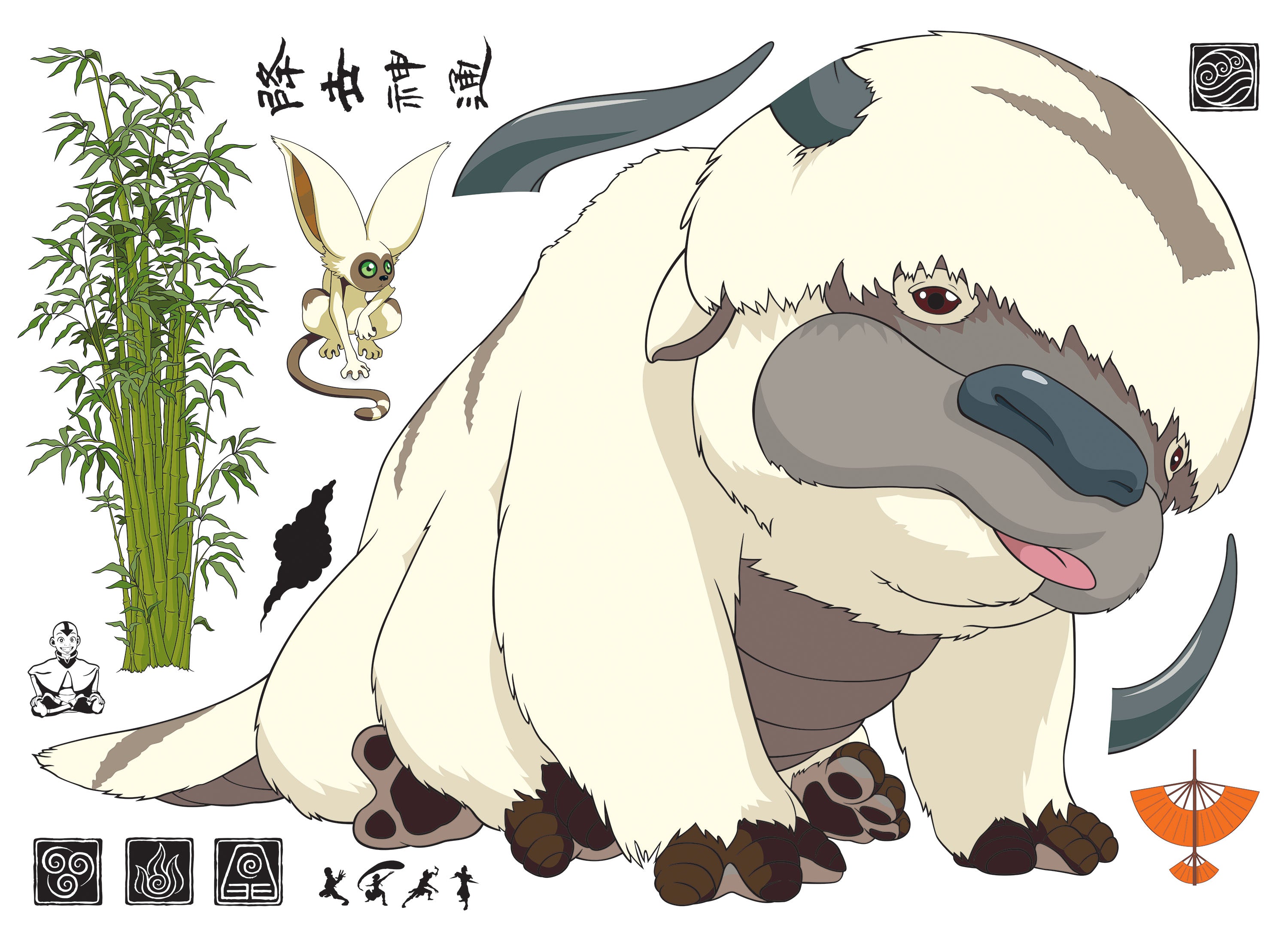 Avatar Appa Giant Wall Decals by WallPops