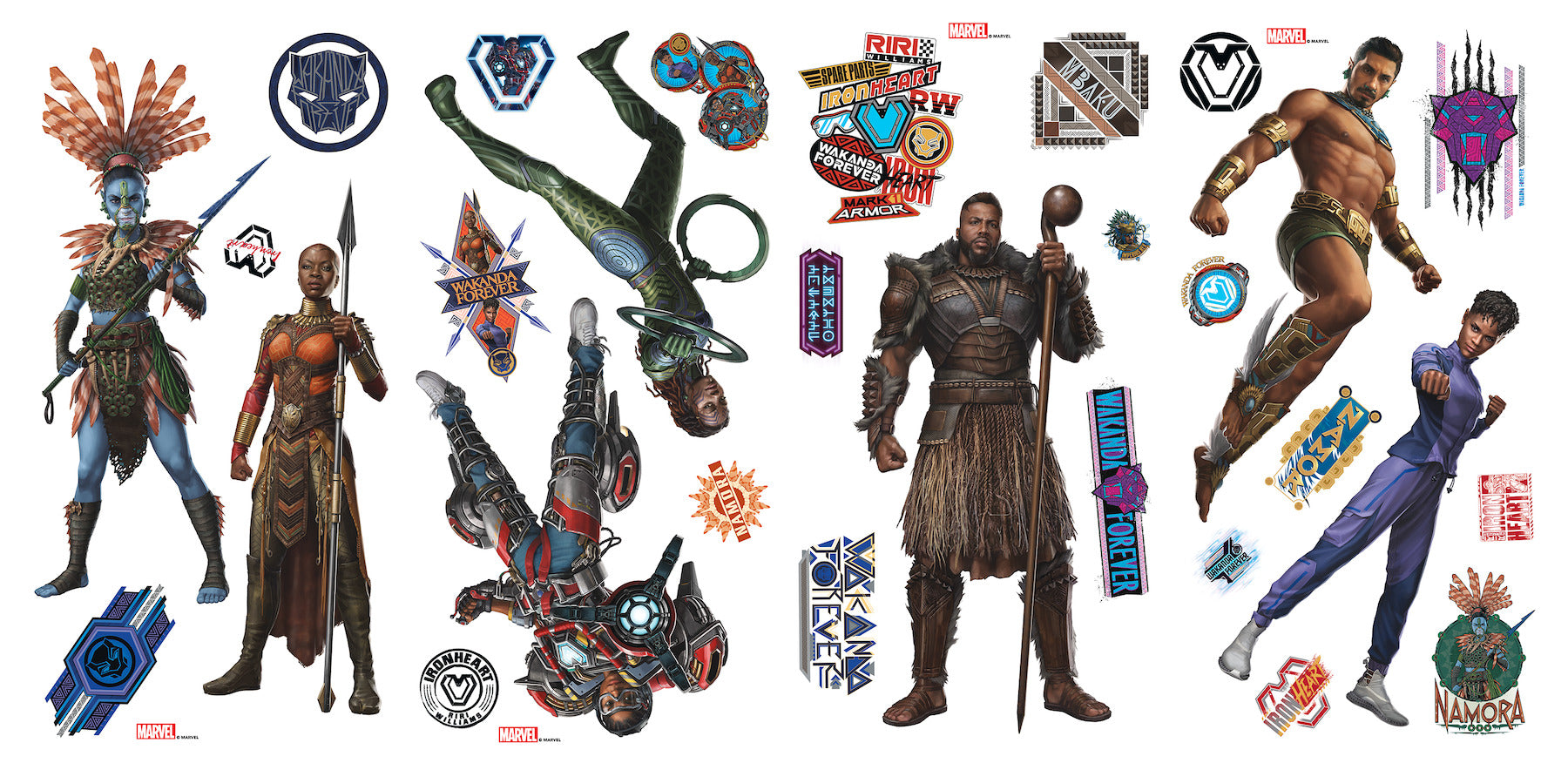 Wakanda Forever Wall Decals by WallPops