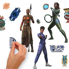 Wakanda Forever Wall Decals - how to peel