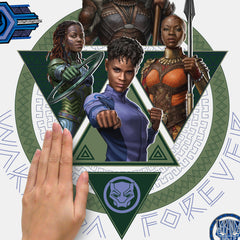 Wakanda Forever Giant Wall Decals - how to stick