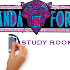 Wakanda Forever W/ Alphabet Wall Decals - how to peel