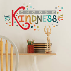 Choose Kindness Giant Wall Decals in a room setting