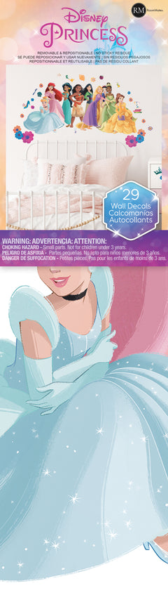 Disney Princess Flowers & Friends Giant Wall Decals - packaging