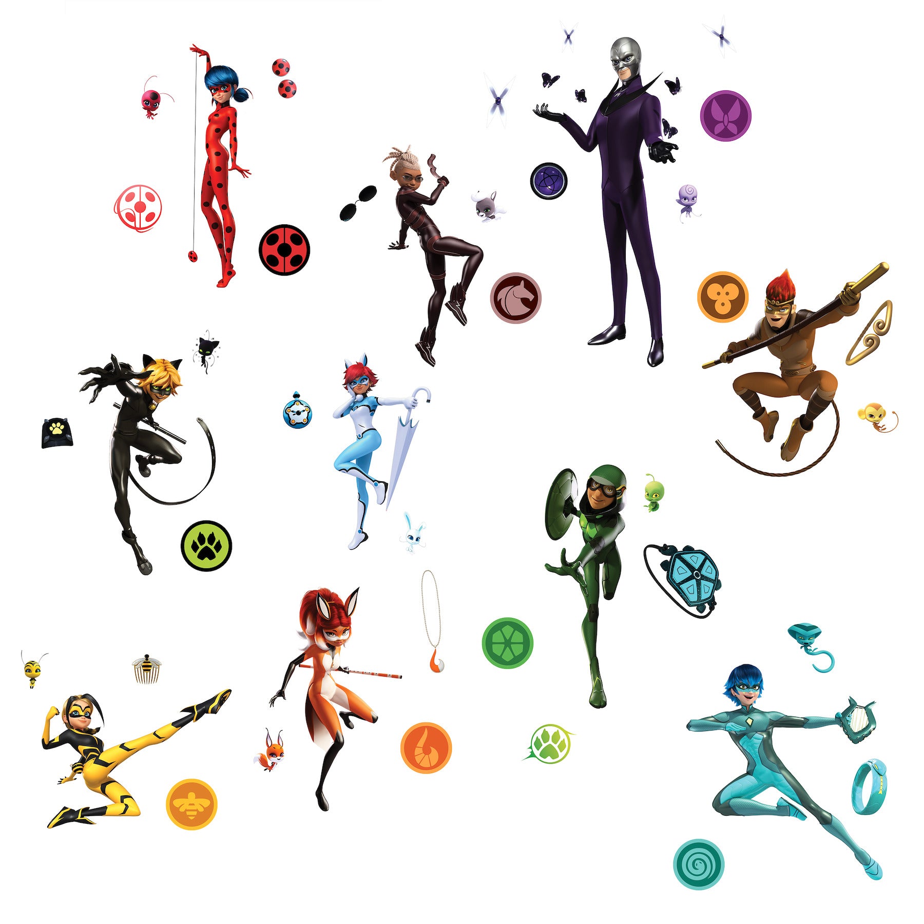 Miraculous: Tales Of Ladybug & Cat Noir Wall Decals by WallPops
