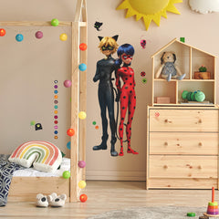 Miraculous: Tales Of Ladybug & Cat Noir Giant Wall Decals in a room setting