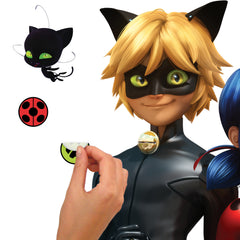Miraculous: Tales Of Ladybug & Cat Noir Giant Wall Decals - peel and stick application