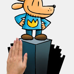 Dogman Giant Wall Decals - how to stick