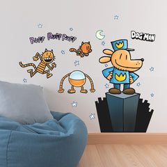 Dogman Giant Wall Decals in a room setting