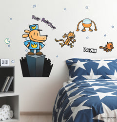 Dogman Giant Wall Decals in a room setting
