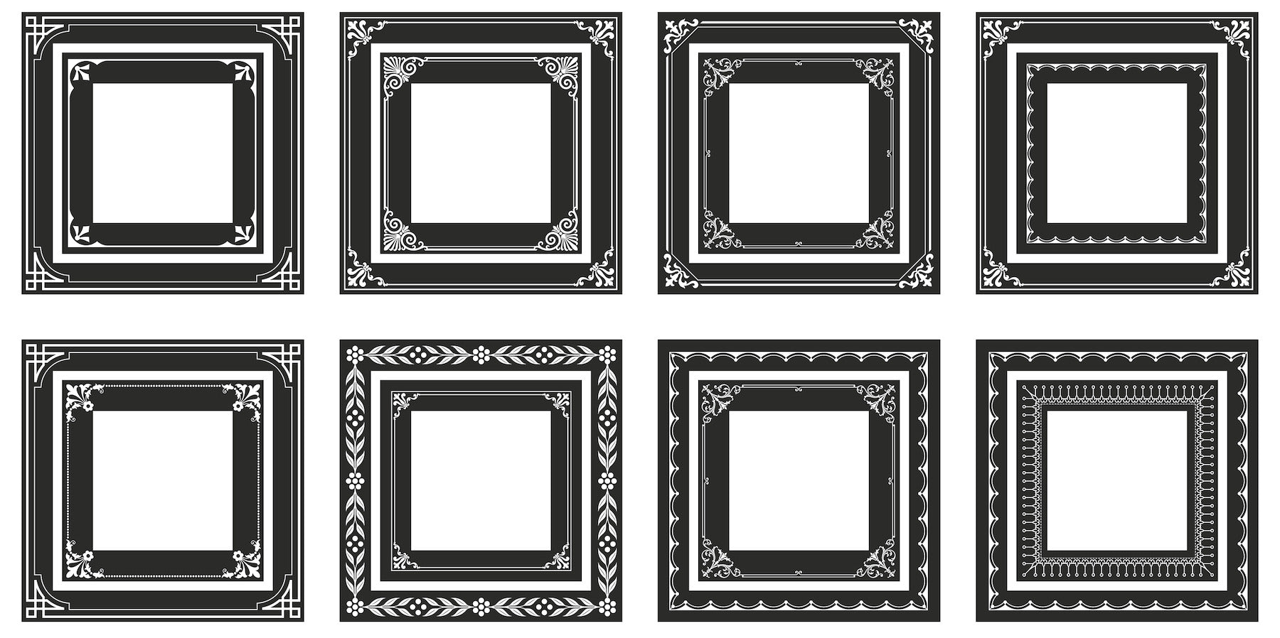 Ornate Gallery Frames Wall Decals by WallPops