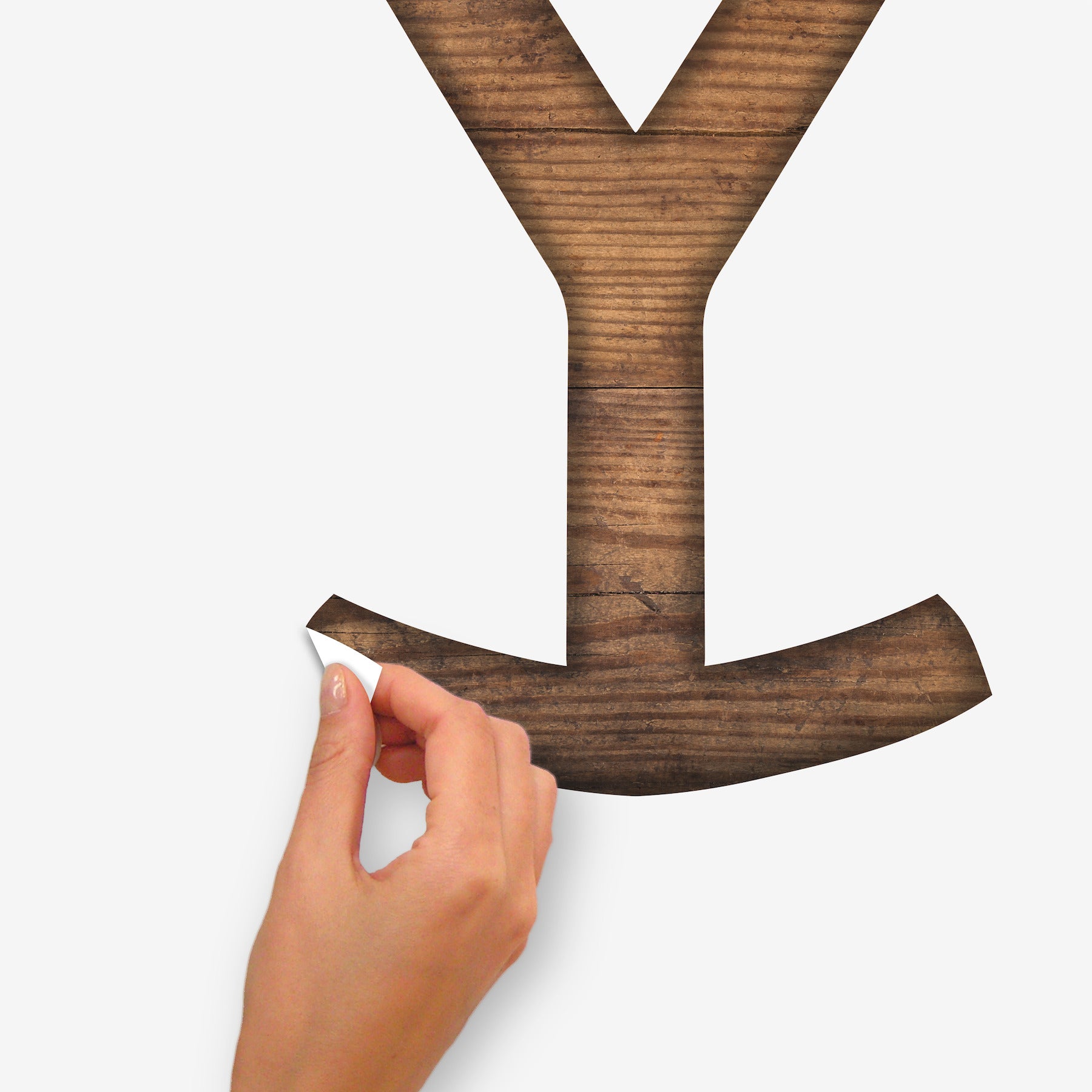 Yellowstone Dutton Ranch Logo Giant Wall Decals - how to peel