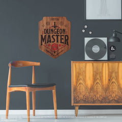 Dungeons & Dragons Dungeon Master Wall Decals in a room setting