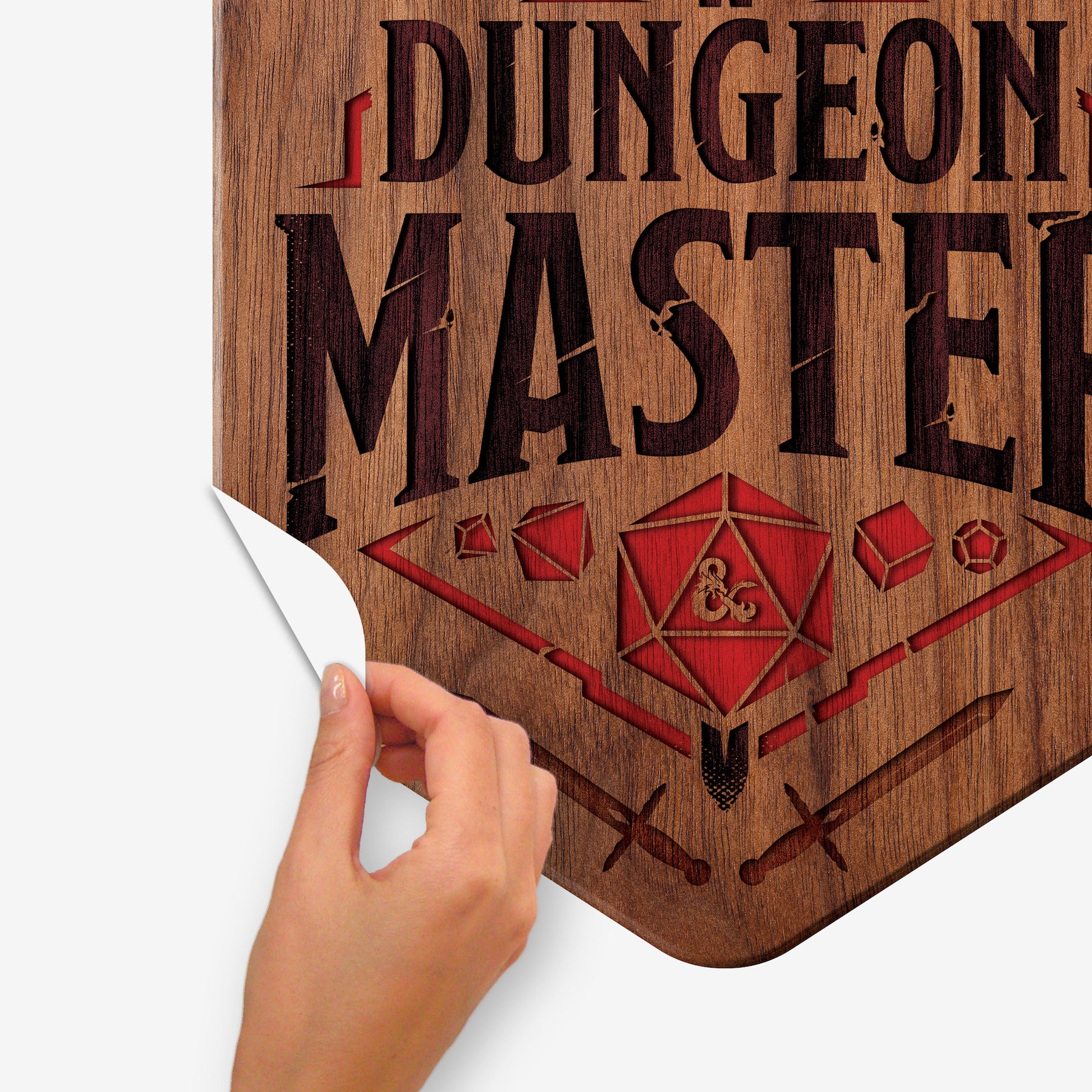 Dungeons & Dragons Dungeon Master Wall Decals - peel and stick application