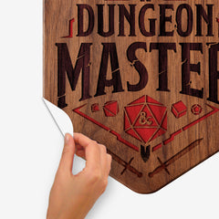Dungeons & Dragons Dungeon Master Wall Decals - peel and stick application
