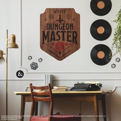 Dungeons & Dragons Dungeon Master Wall Decals in a room setting